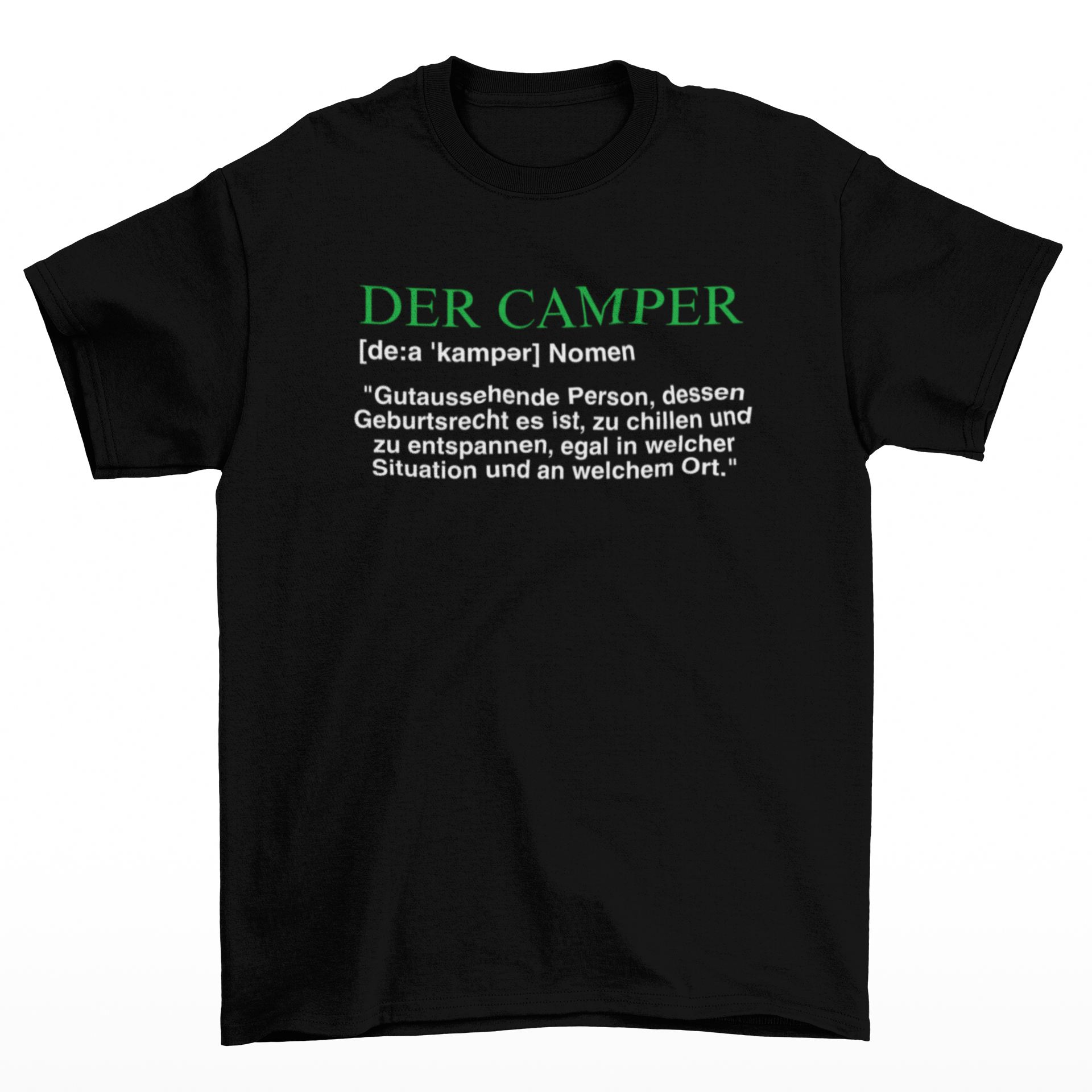 Camper Definition  - T-Shirt