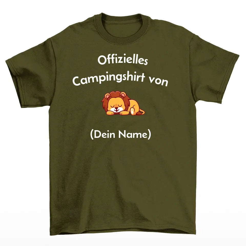Personalisiertes offizielles Campingshirt