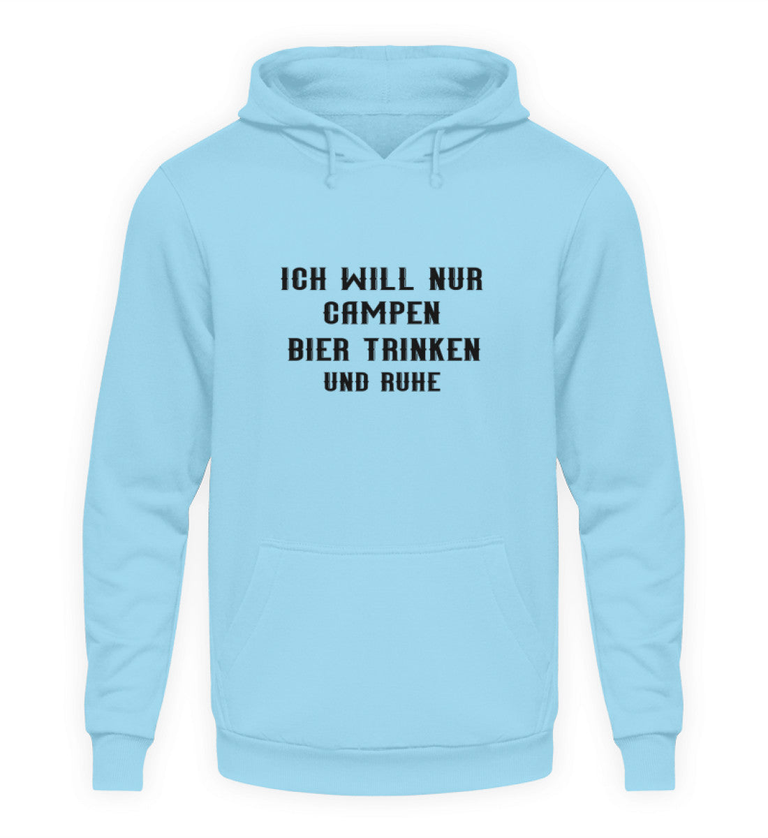 Ich will nur campen - Hoodie