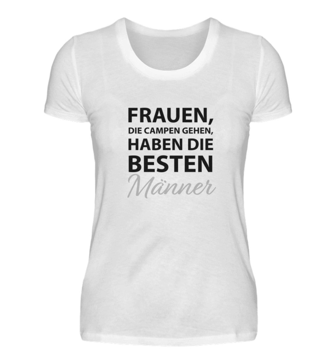 Frauen, die campen gehen - Damenshirt