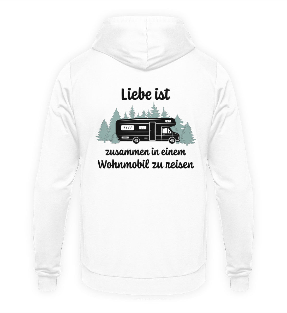 Liebe ist Backprint Hoodie