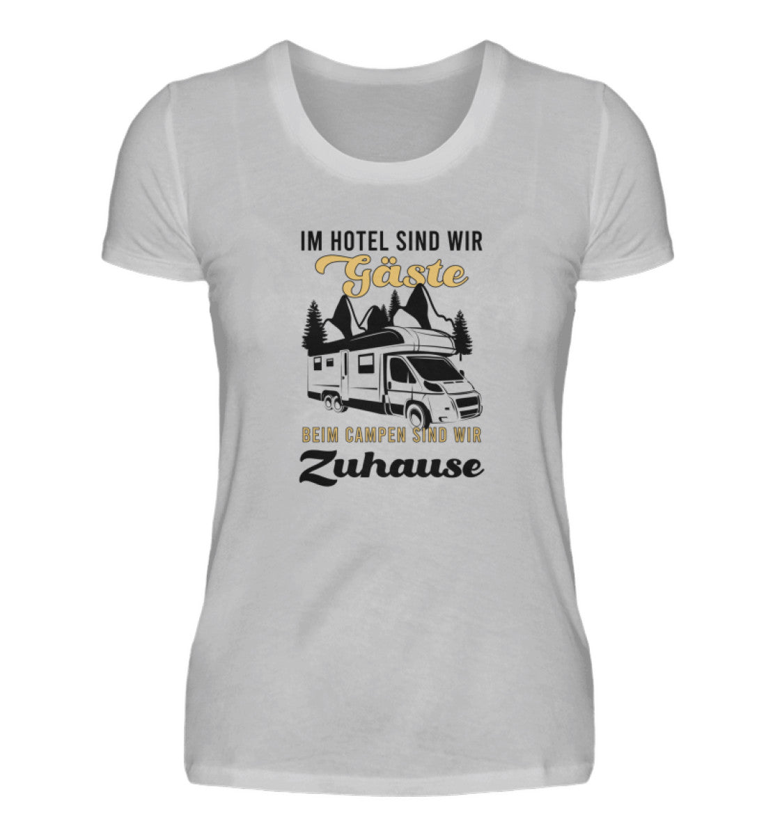 Im Hotel sind wir Gäste - Damenshirt