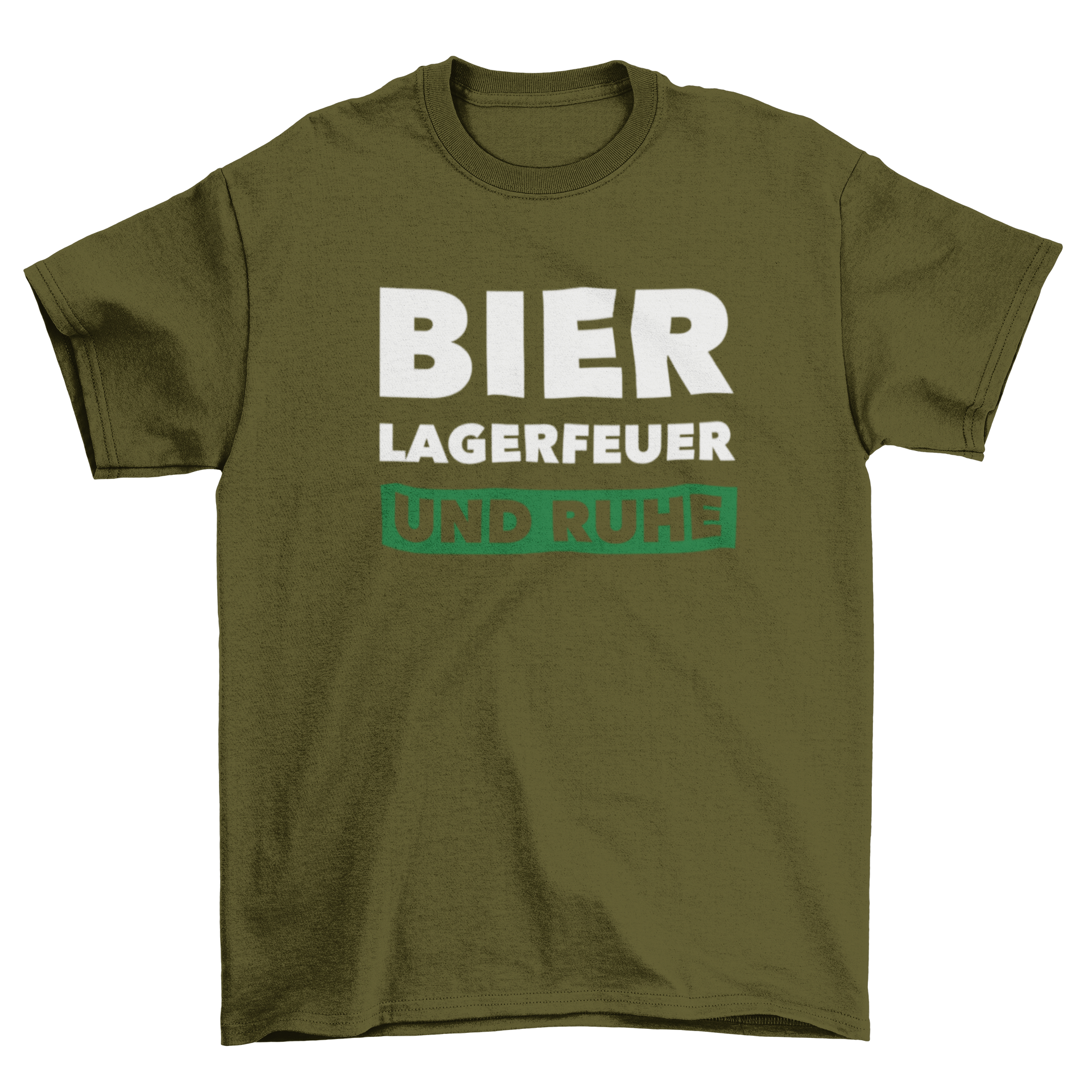 Bier, Lagerfeuer, Ruhe T-Shirt