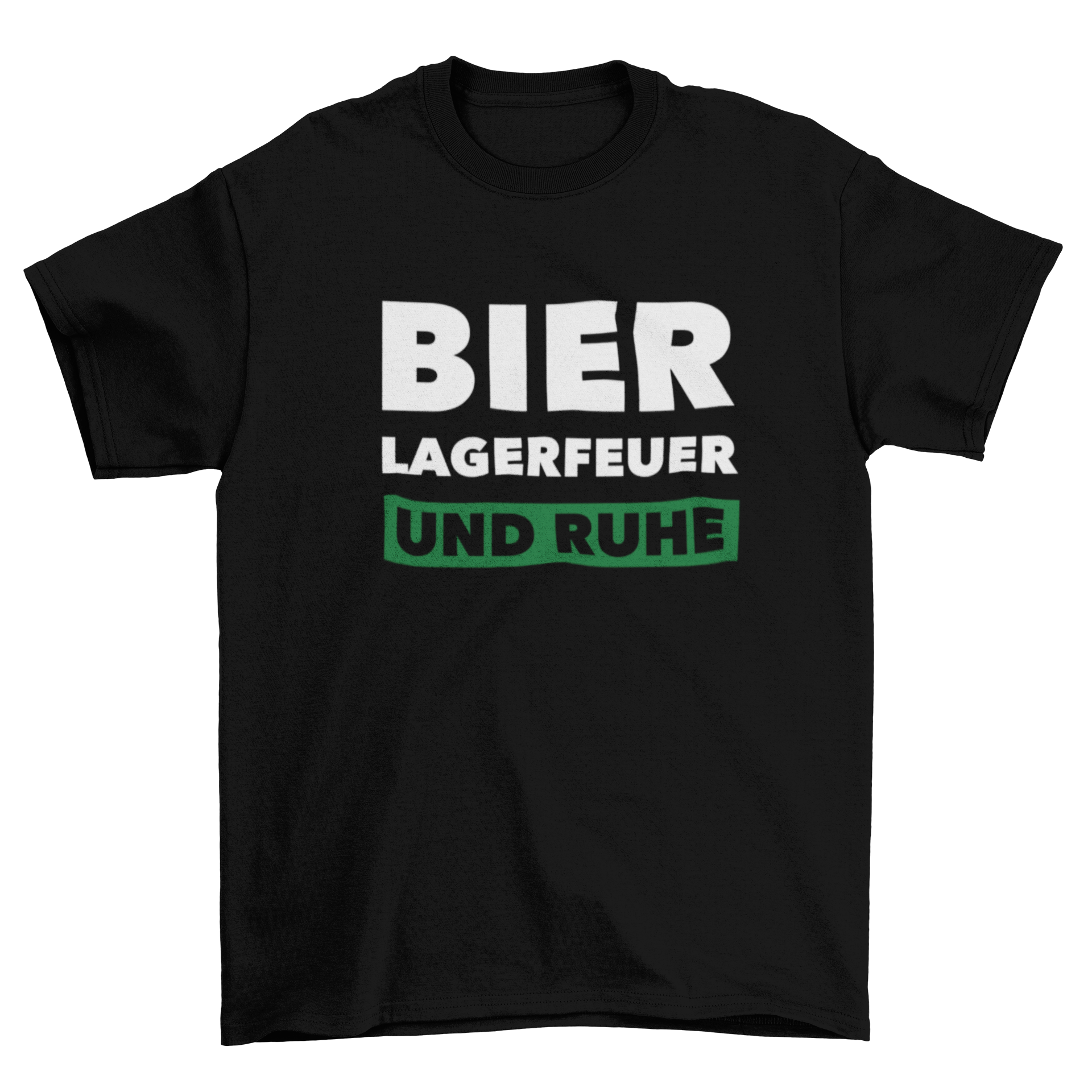 Bier, Lagerfeuer, Ruhe T-Shirt
