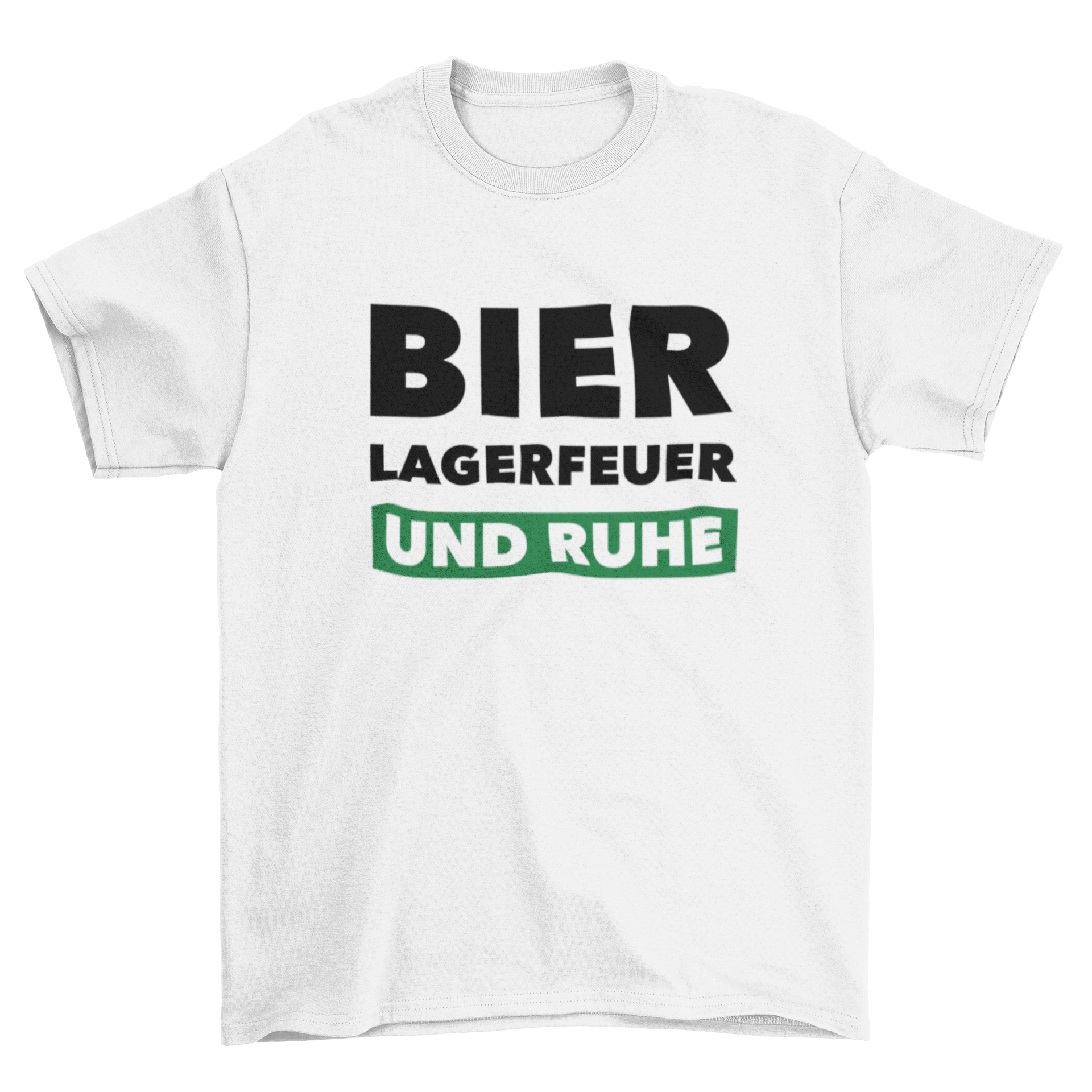 Bier, Lagerfeuer, Ruhe T-Shirt