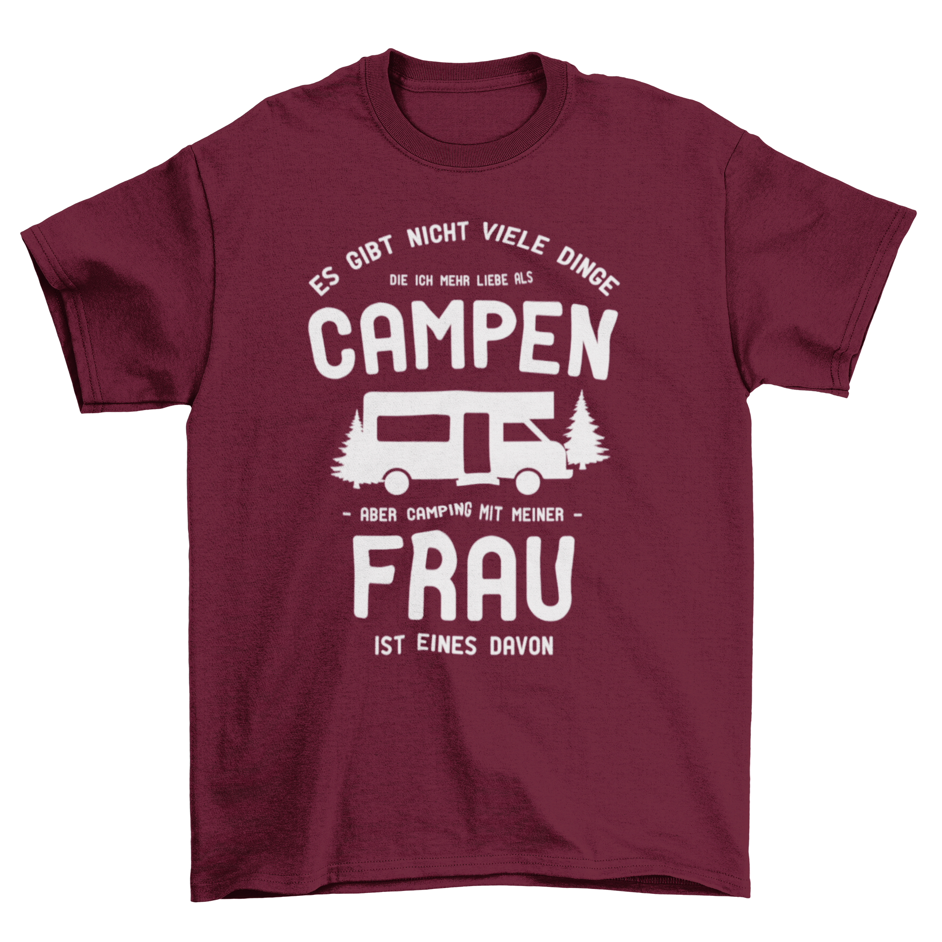 Camping mit meiner Frau - T-Shirt