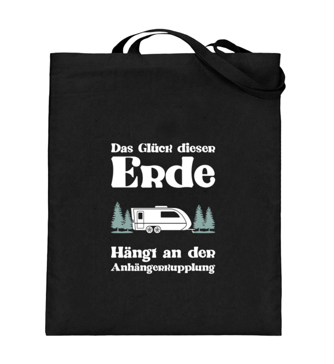Das Glück dieser Erde - Jutebeutel (mit langen Henkeln)