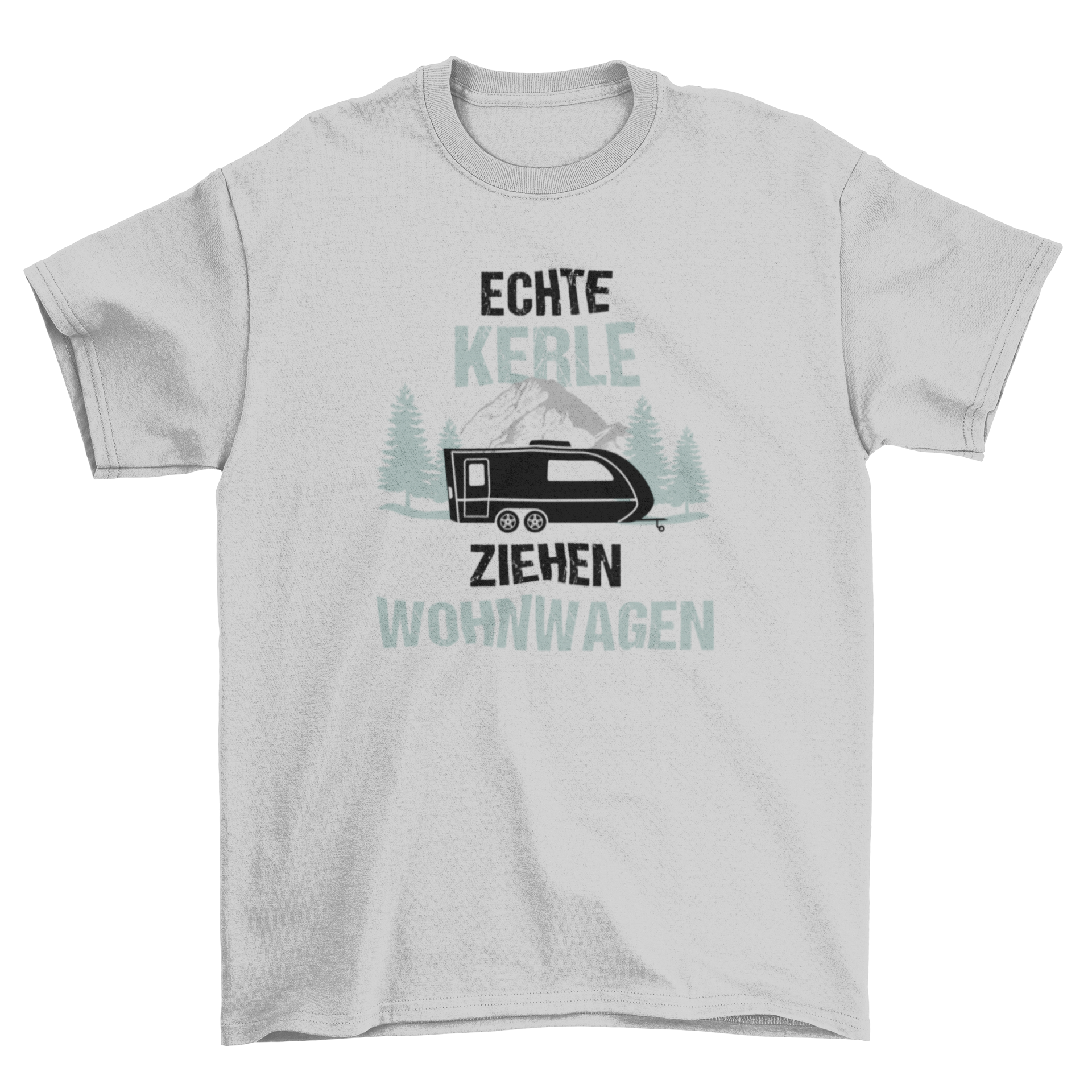Echte Kerle ziehen Wohnwagen T-Shirt