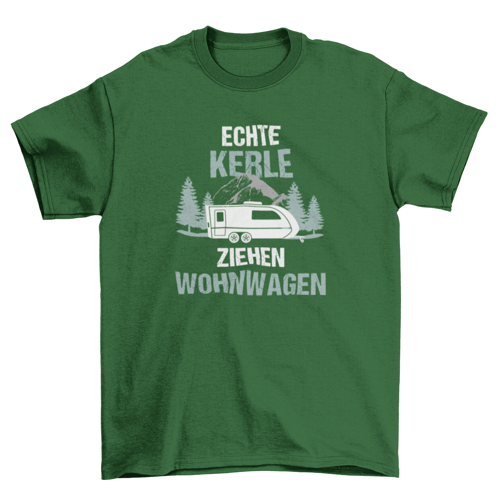Echte Kerle ziehen Wohnwagen T-Shirt