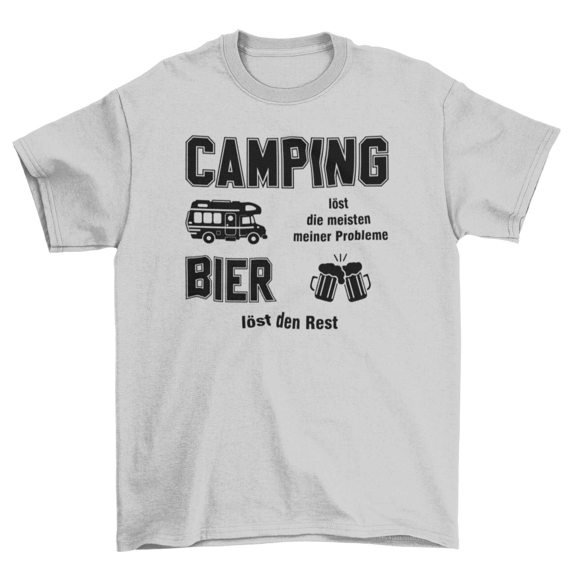 Camping löst die meisten meiner Probleme - T-Shirt