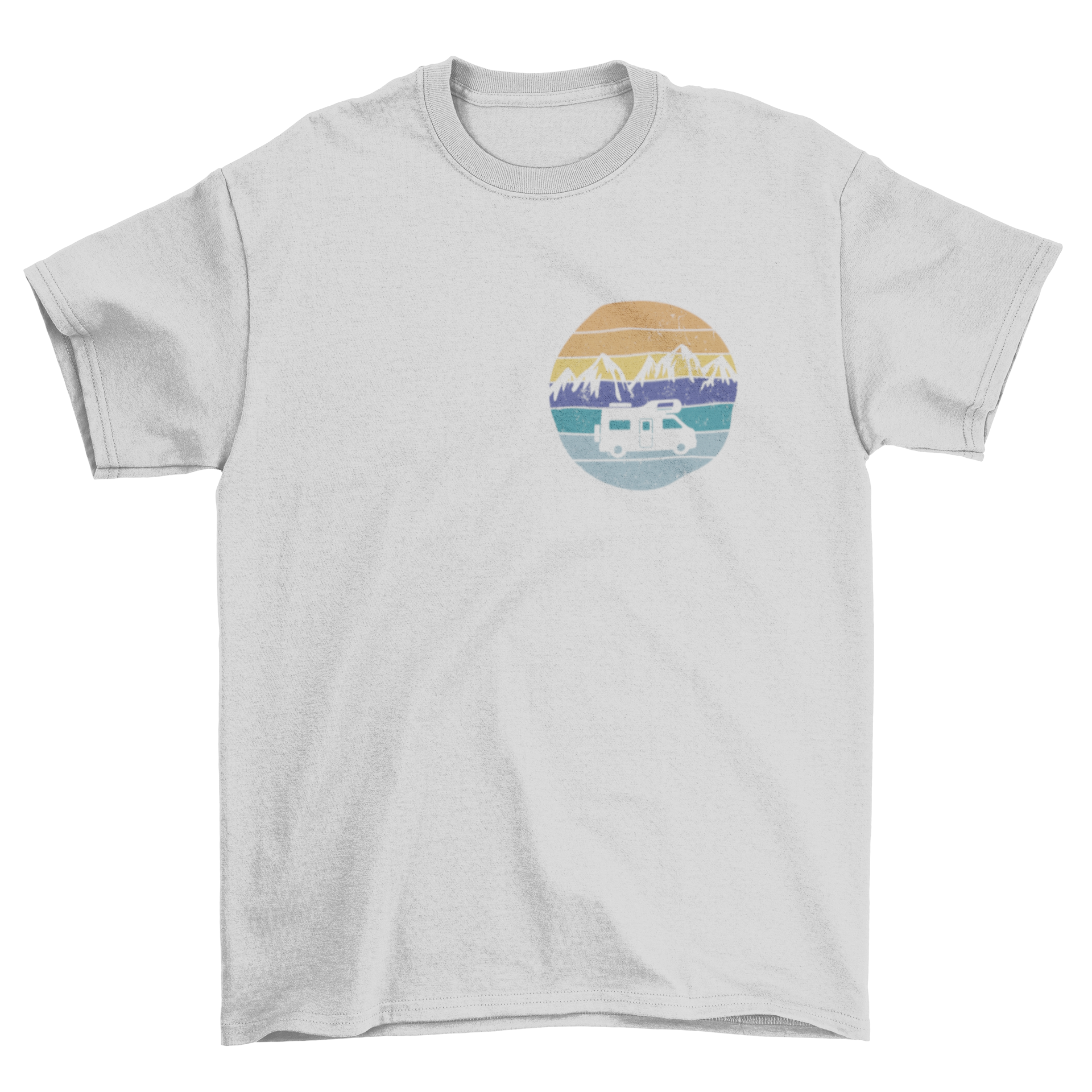Wohnmobil und Berge  - T-Shirt