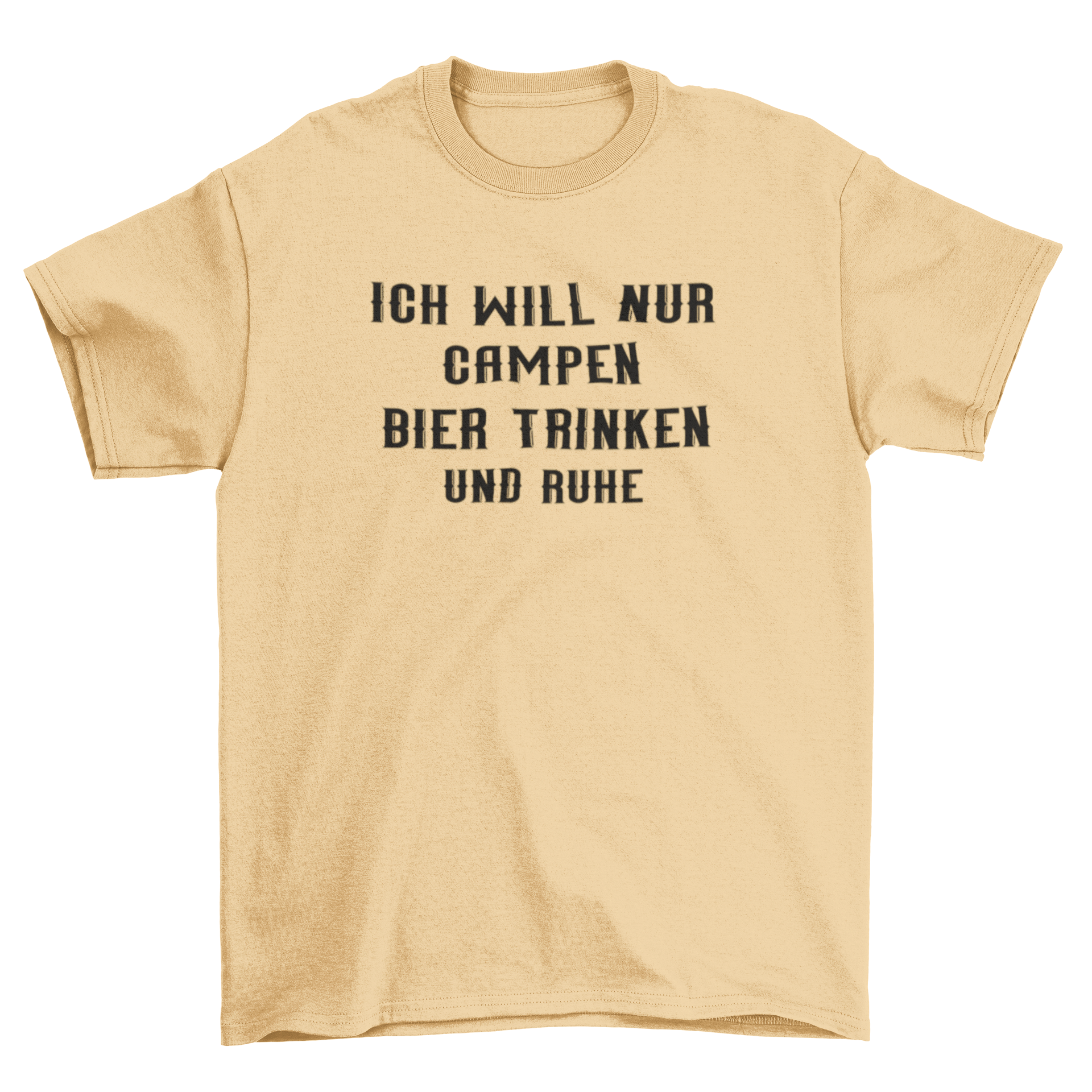Ich will nur campen - T-Shirt