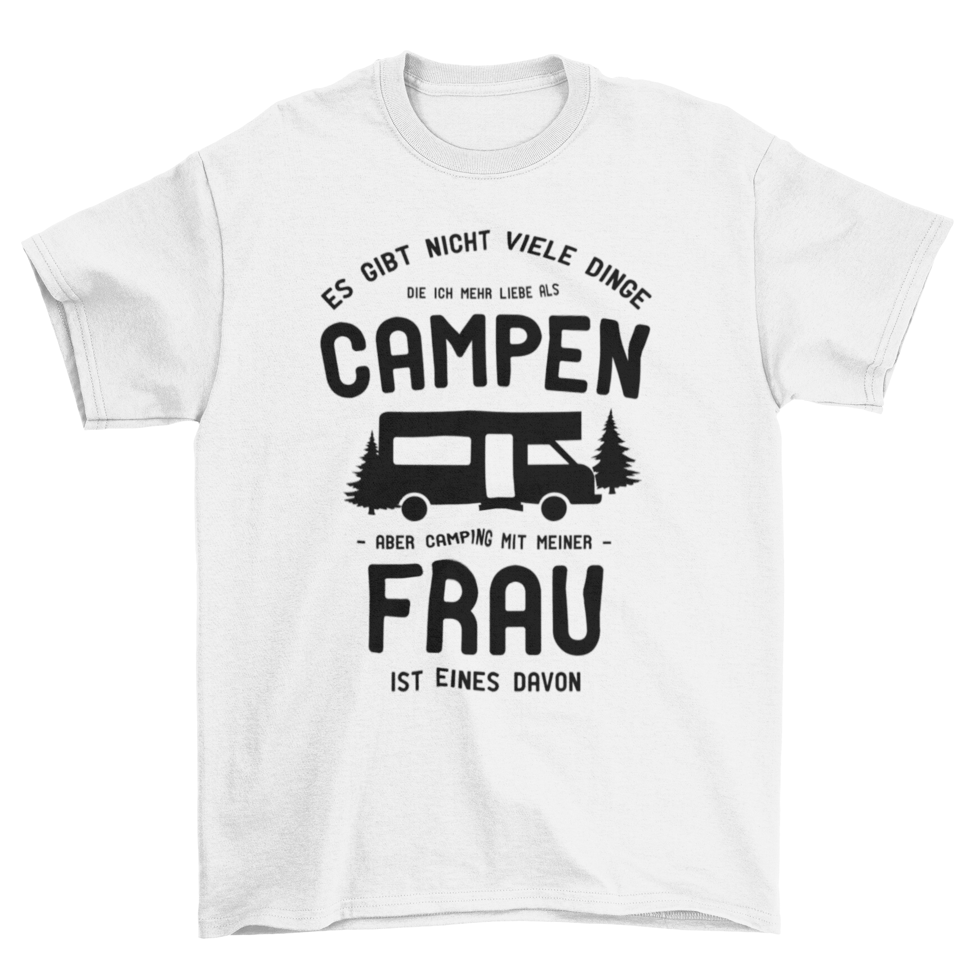 Camping mit meiner Frau - T-Shirt