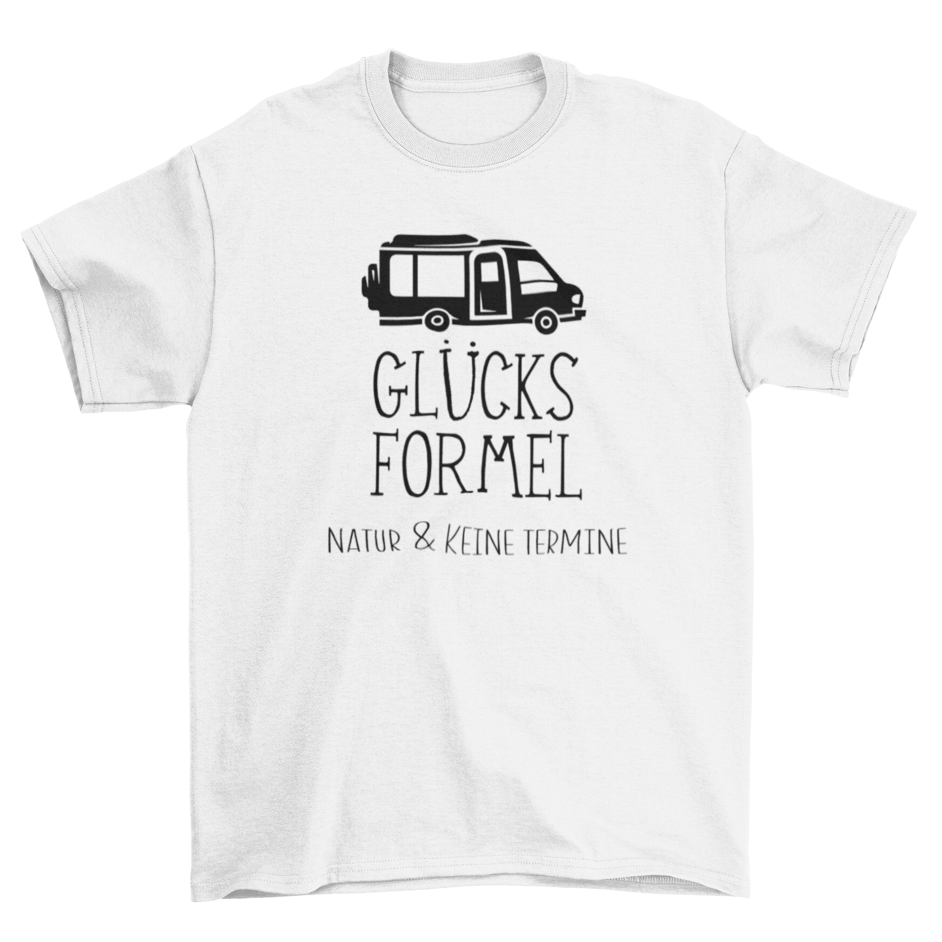 Glücksformel Natur & keine Termine - T-Shirt