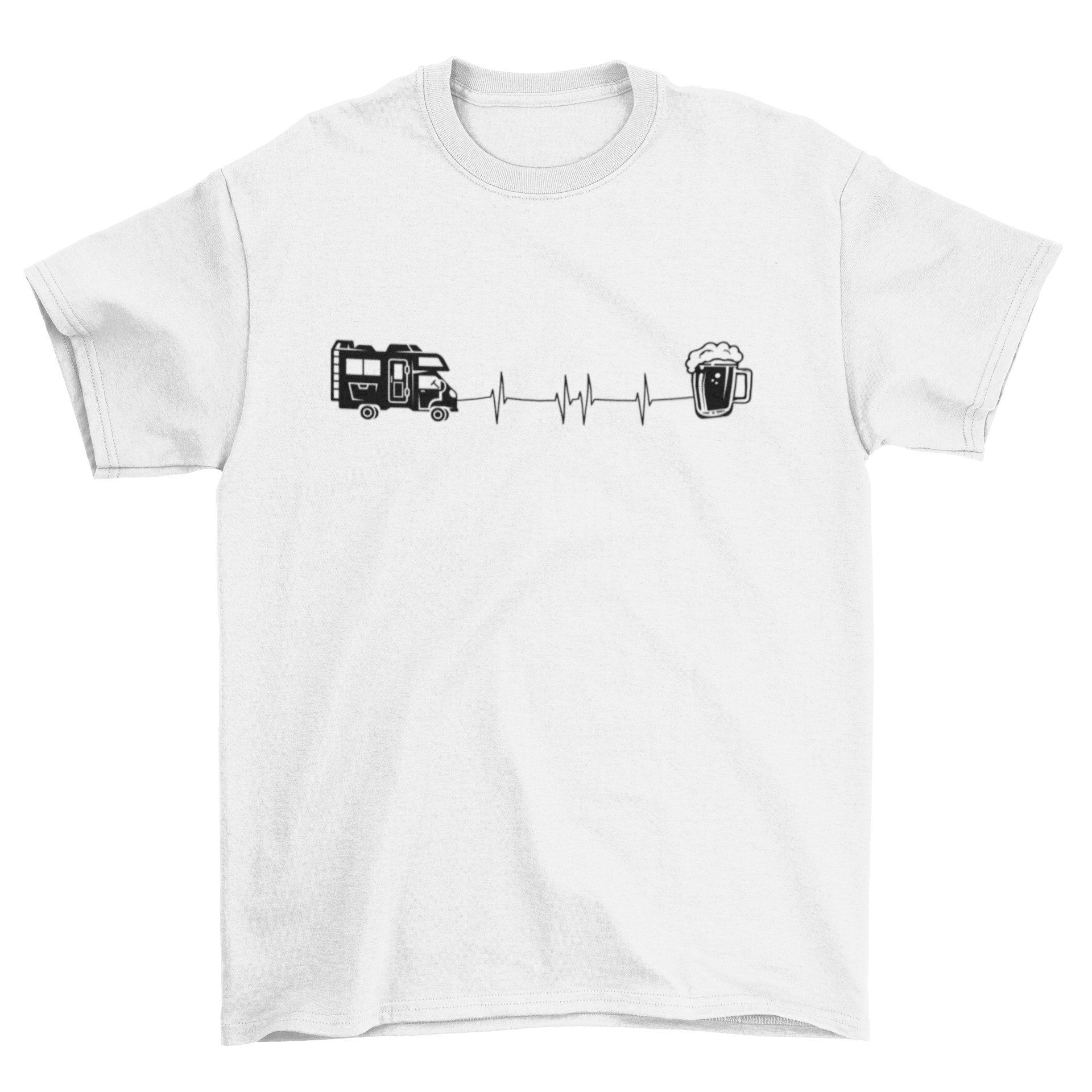 Wohnmobil und Bier - T-Shirt