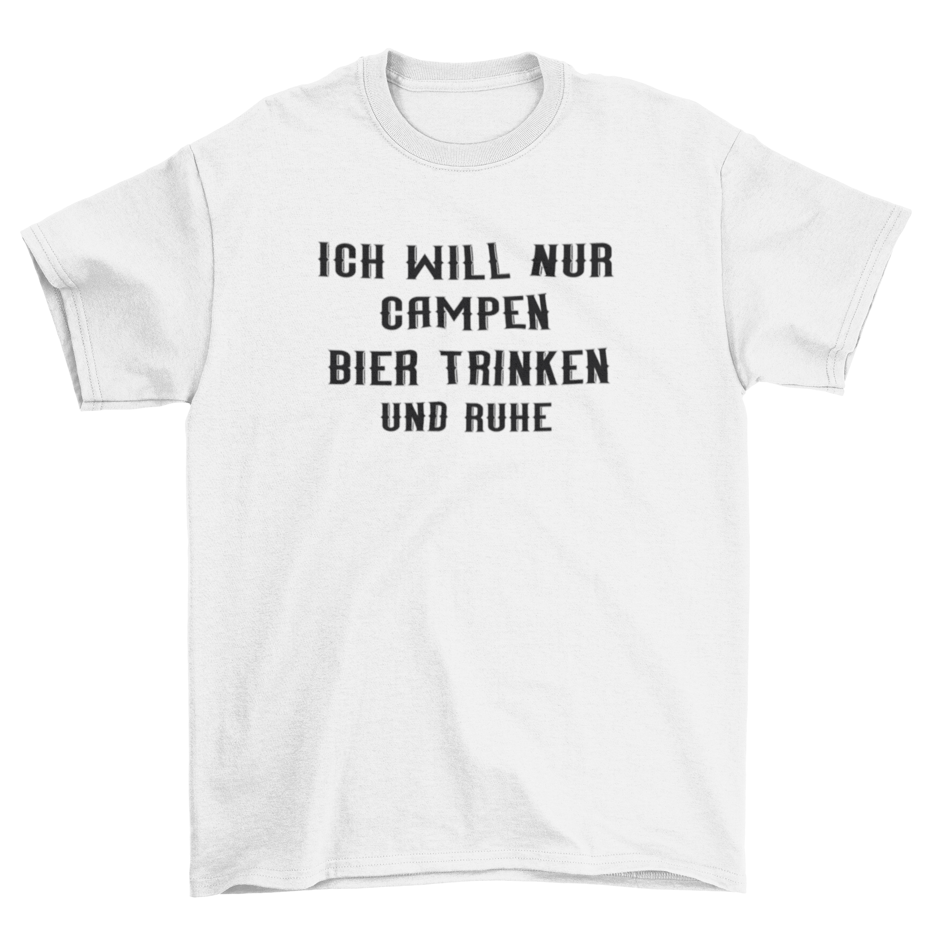 Ich will nur campen - T-Shirt