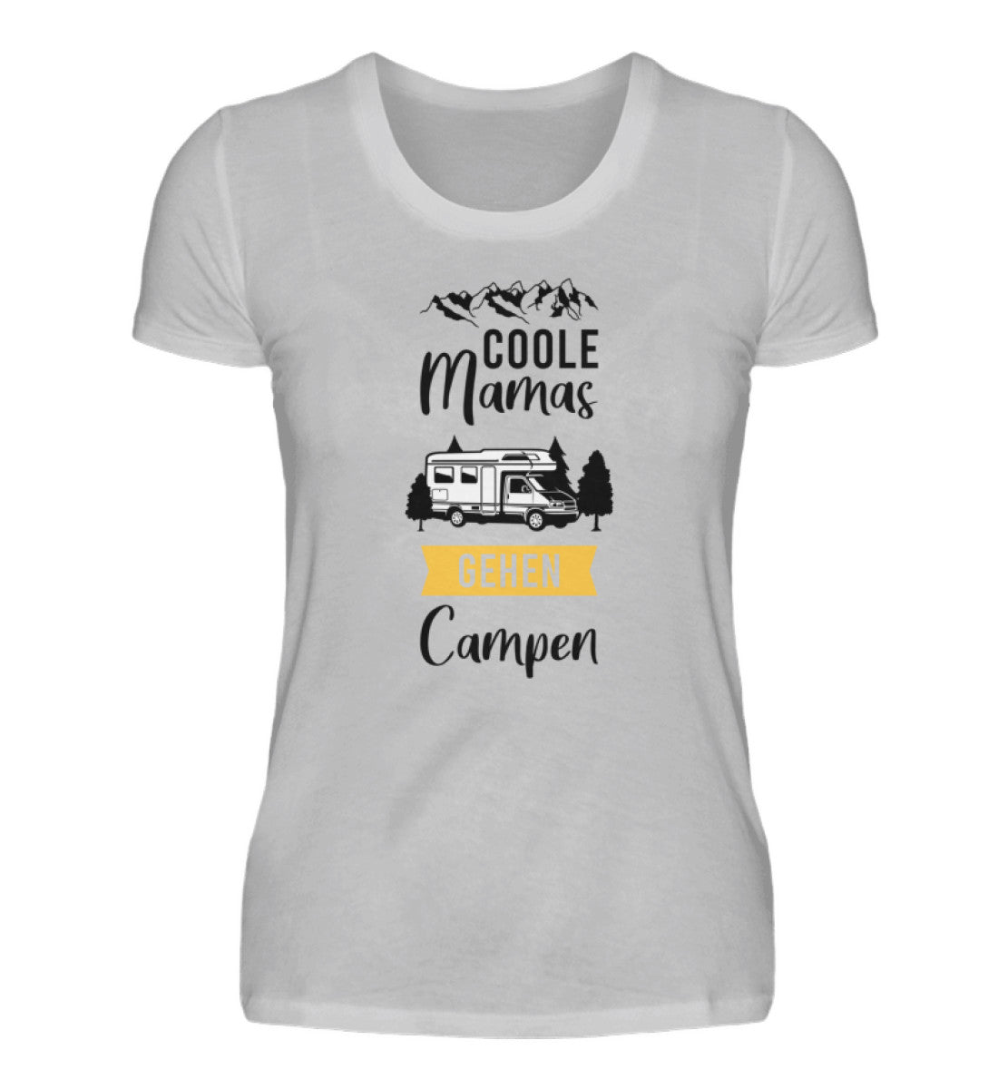 Coole Mamas gehen campen - Damenshirt