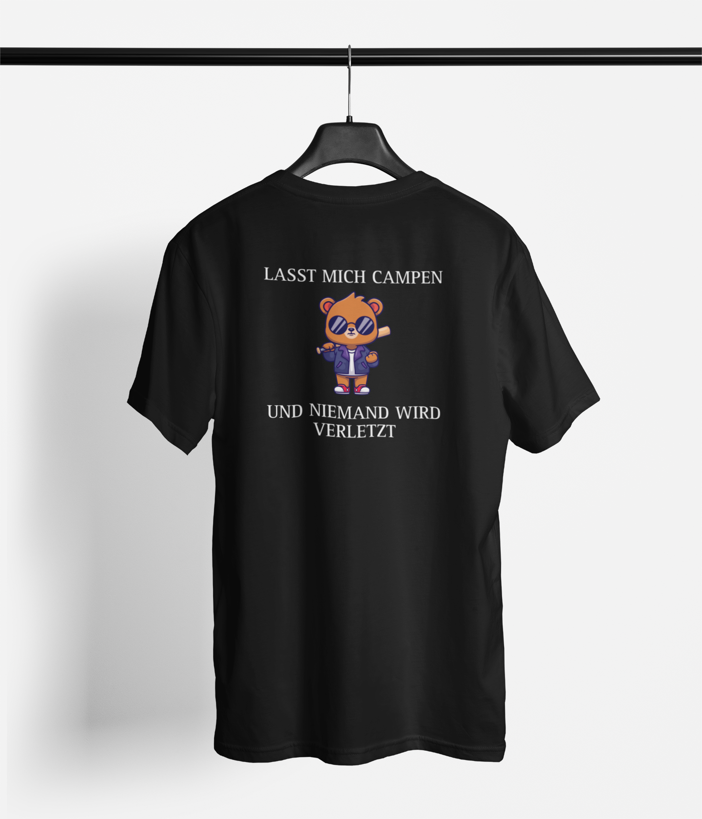 Lasst mich campen  - T-Shirt