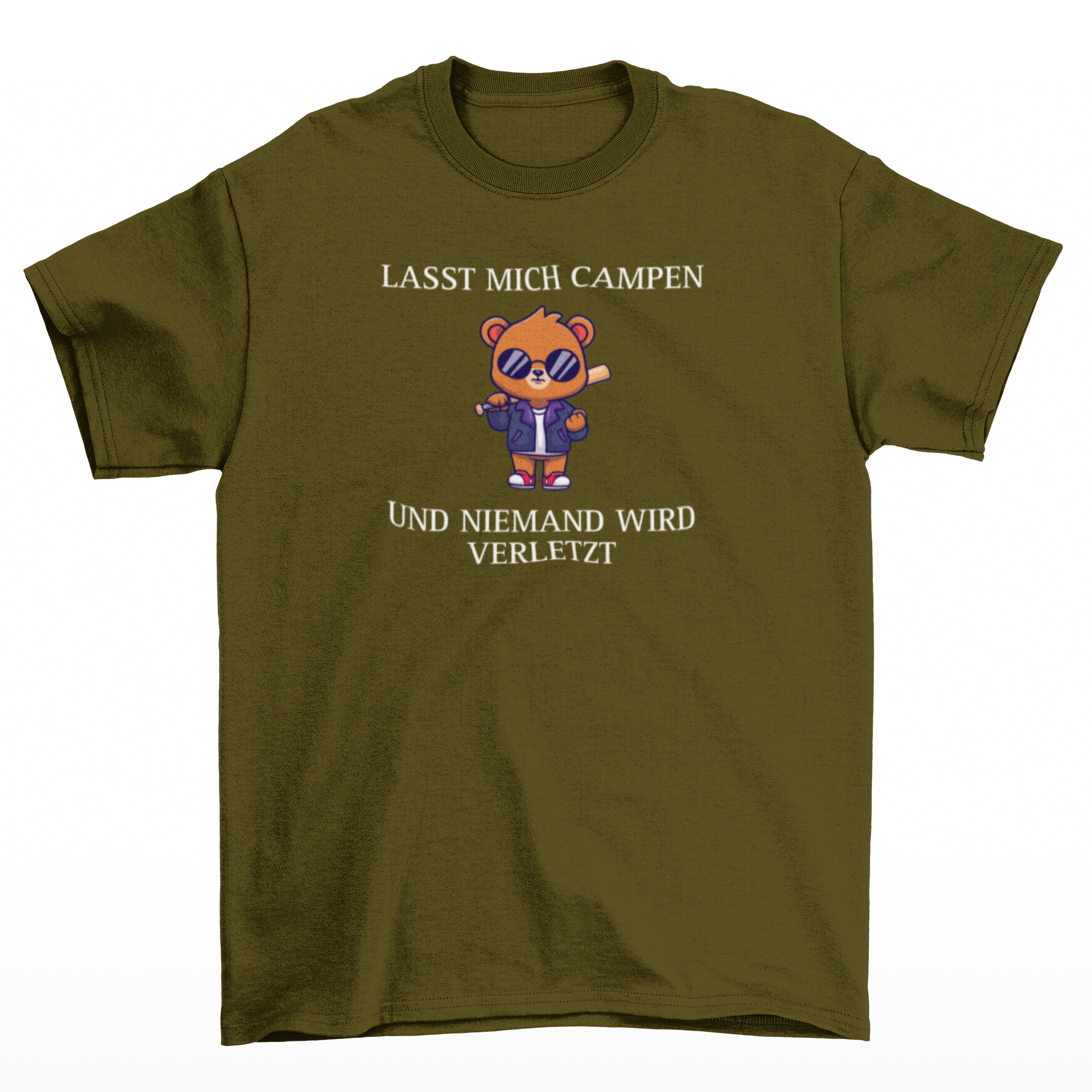 Lasst mich campen  - T-Shirt