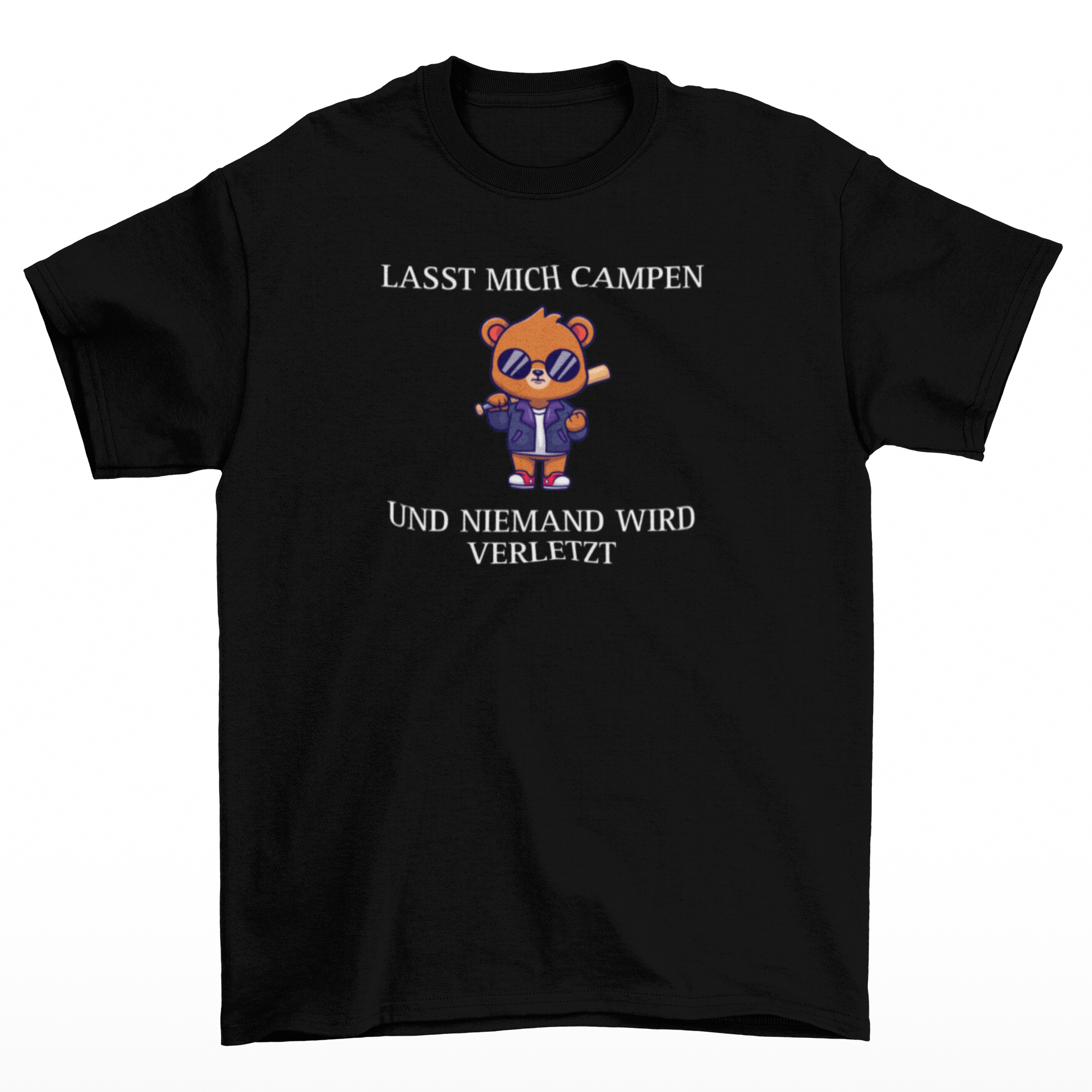 Lasst mich campen  - T-Shirt
