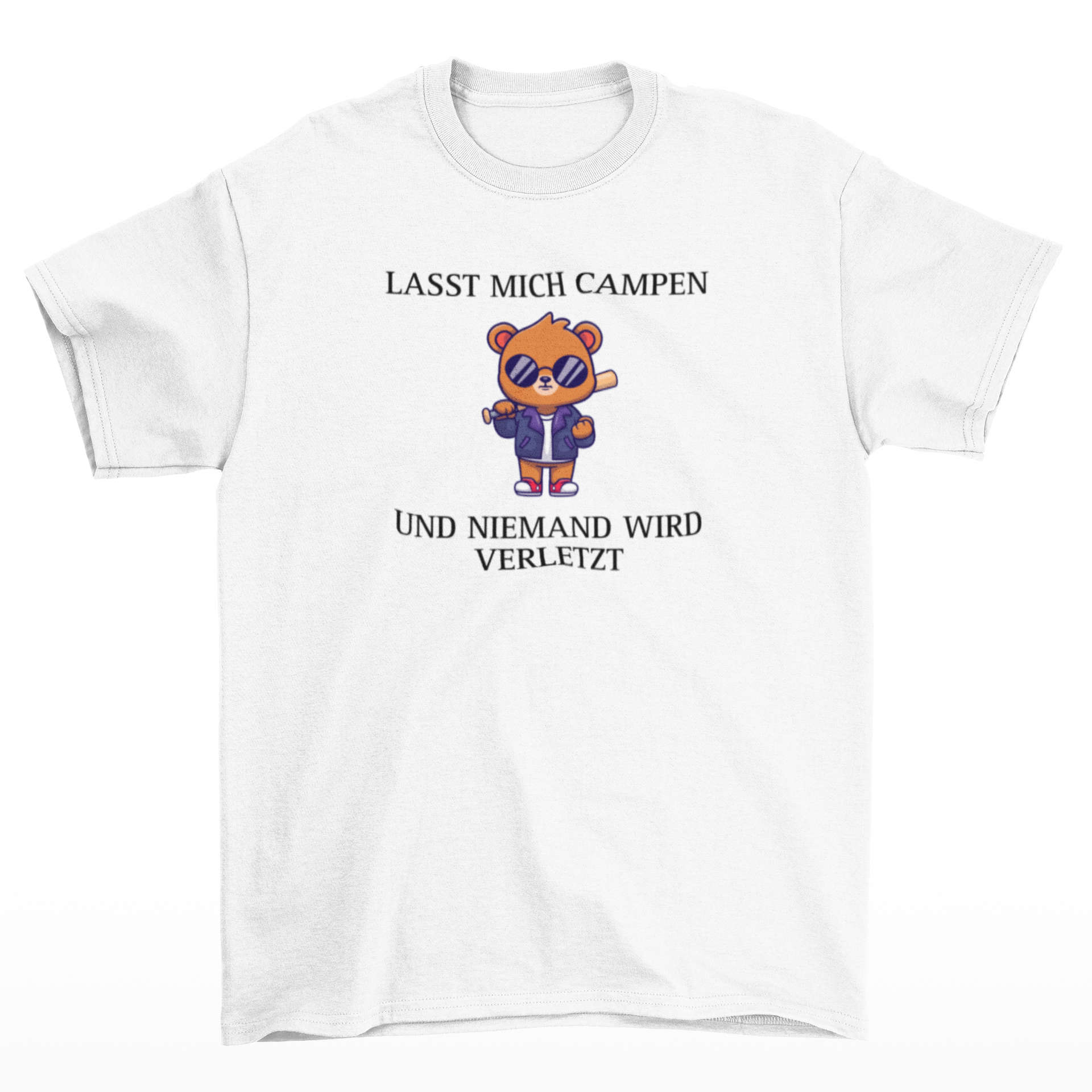 Lasst mich campen  - T-Shirt