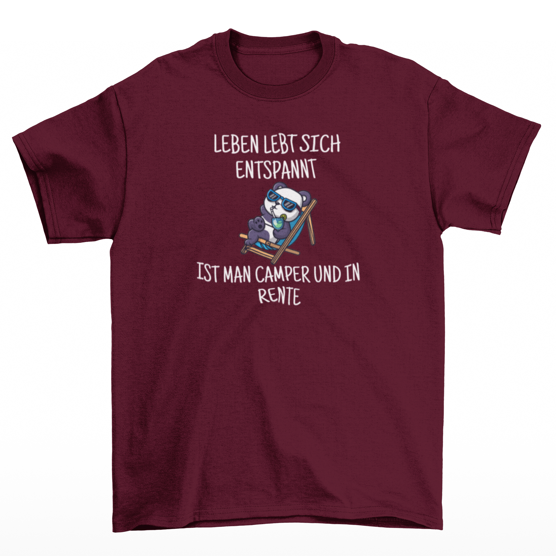 Leben lebt sich entspannt  - T-Shirt