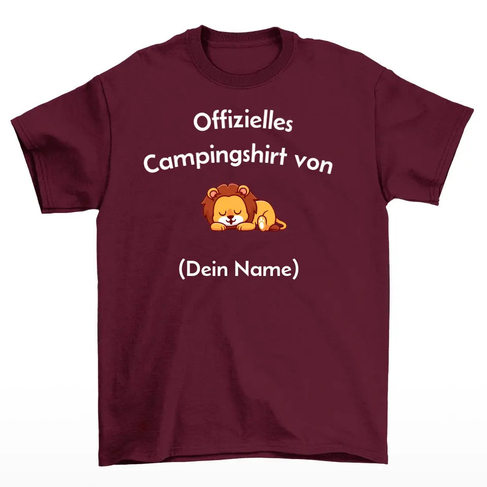 Personalisiertes offizielles Campingshirt