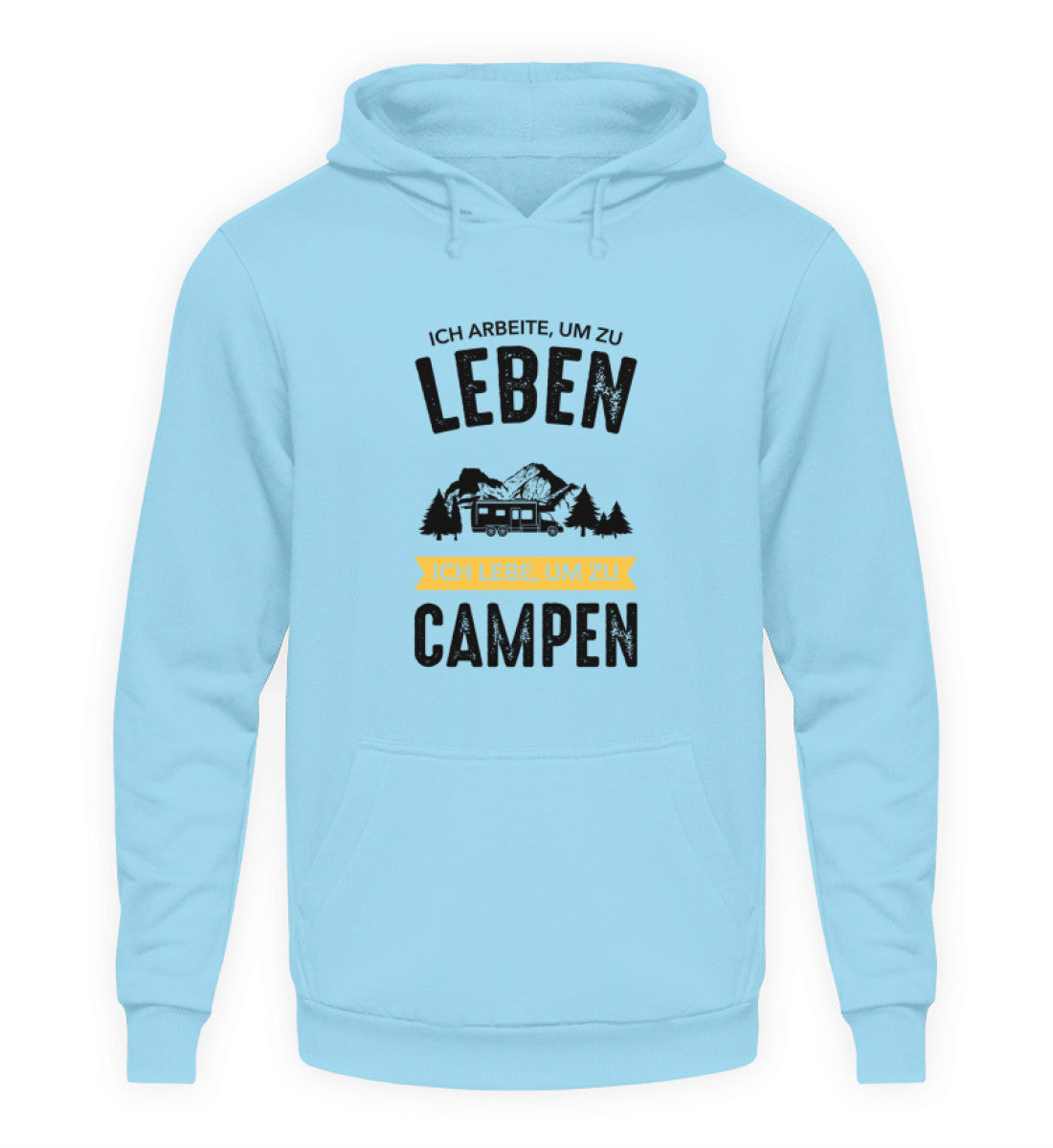 Ich lebe, um zu campen - Hoodie