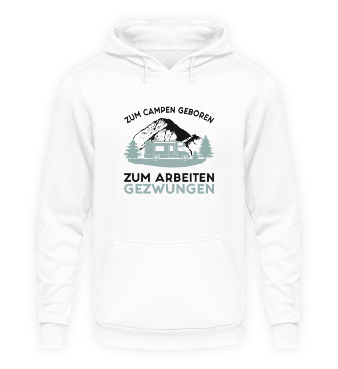 Zum Campen geboren - Hoodie