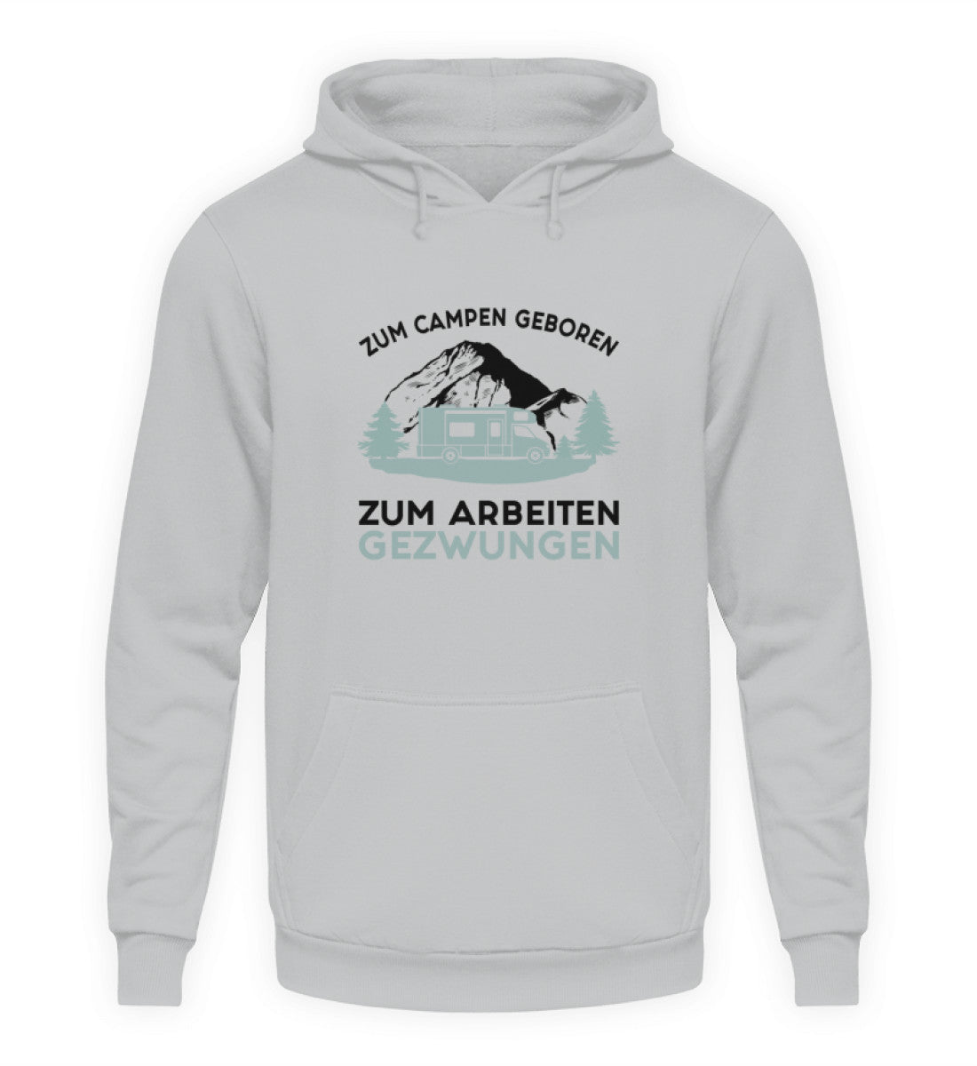 Zum Campen geboren - Hoodie