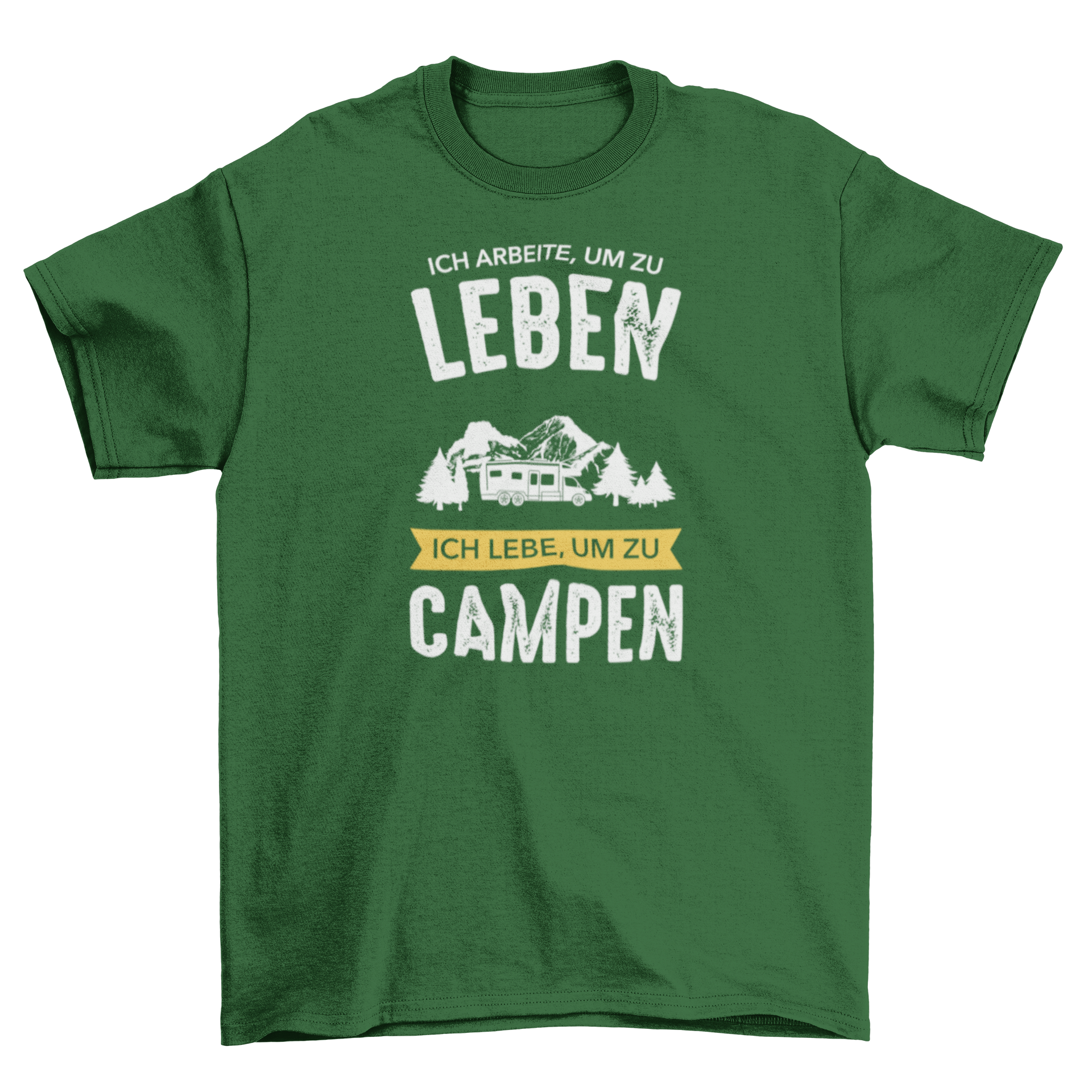 Ich lebe, um zu campen - T-Shirt