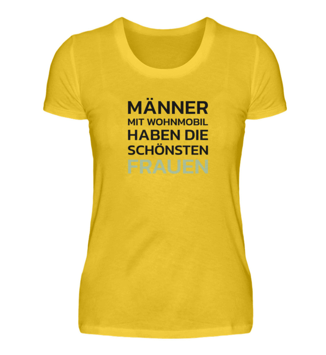 Männer mit Wohnmobil  - Damenshirt