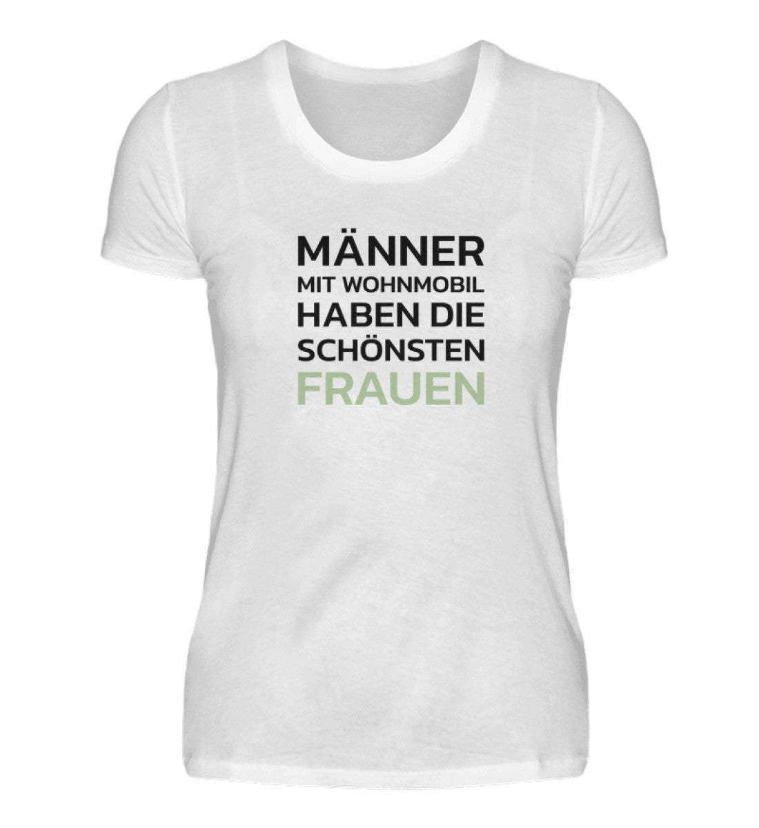 Männer mit Wohnmobil  - Damenshirt