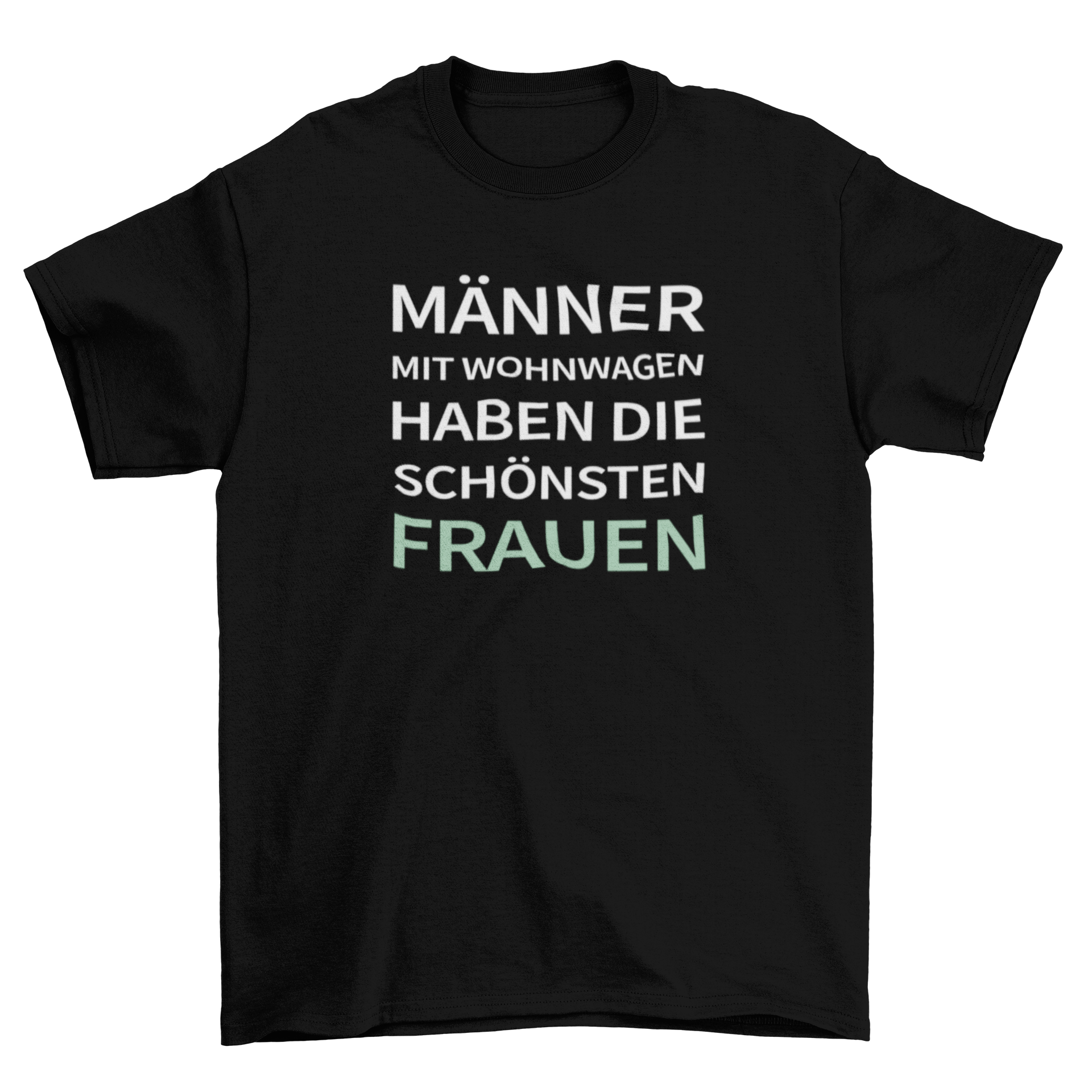 Männer mit Wohnwagen  - Herren Shirt