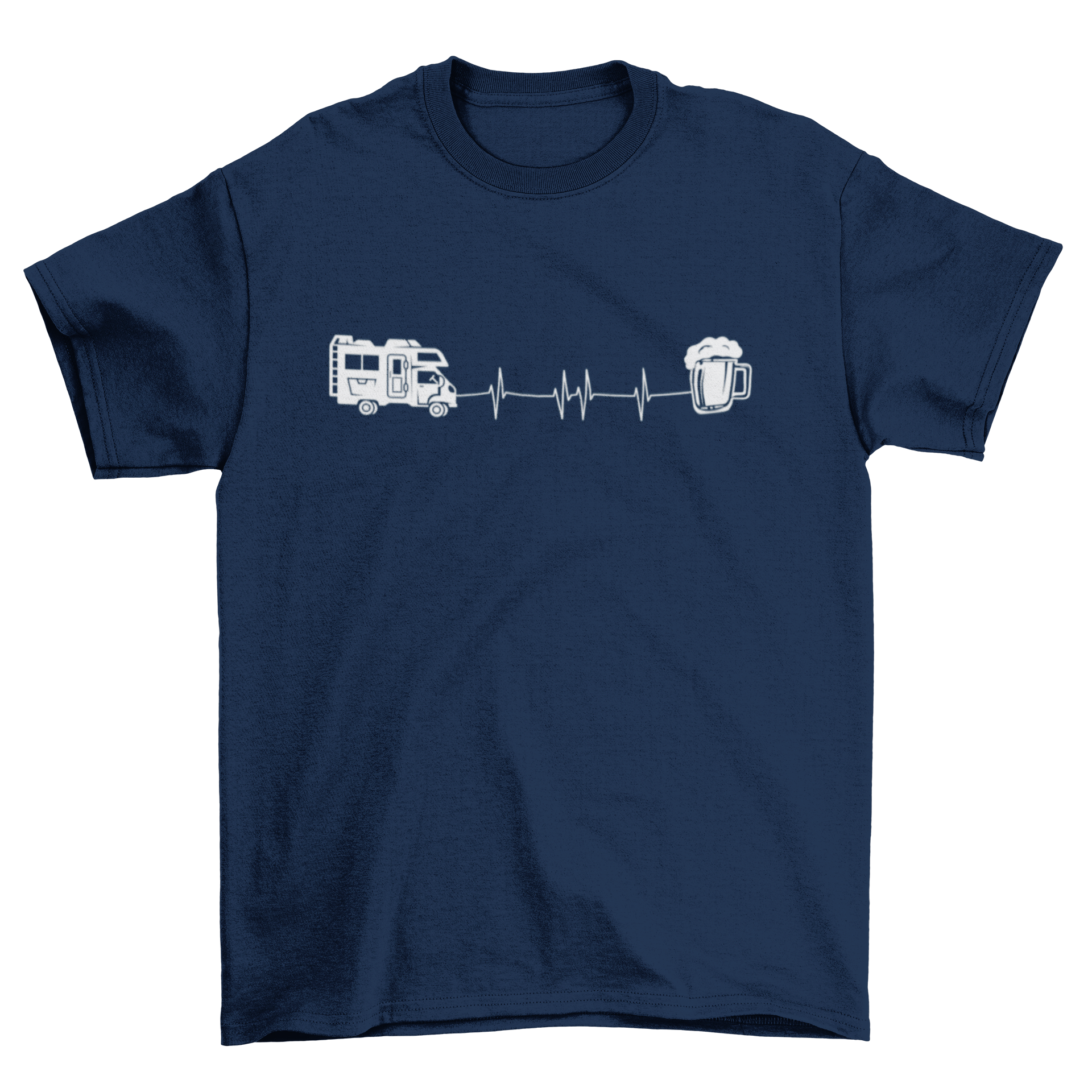 Wohnmobil und Bier  - T-Shirt