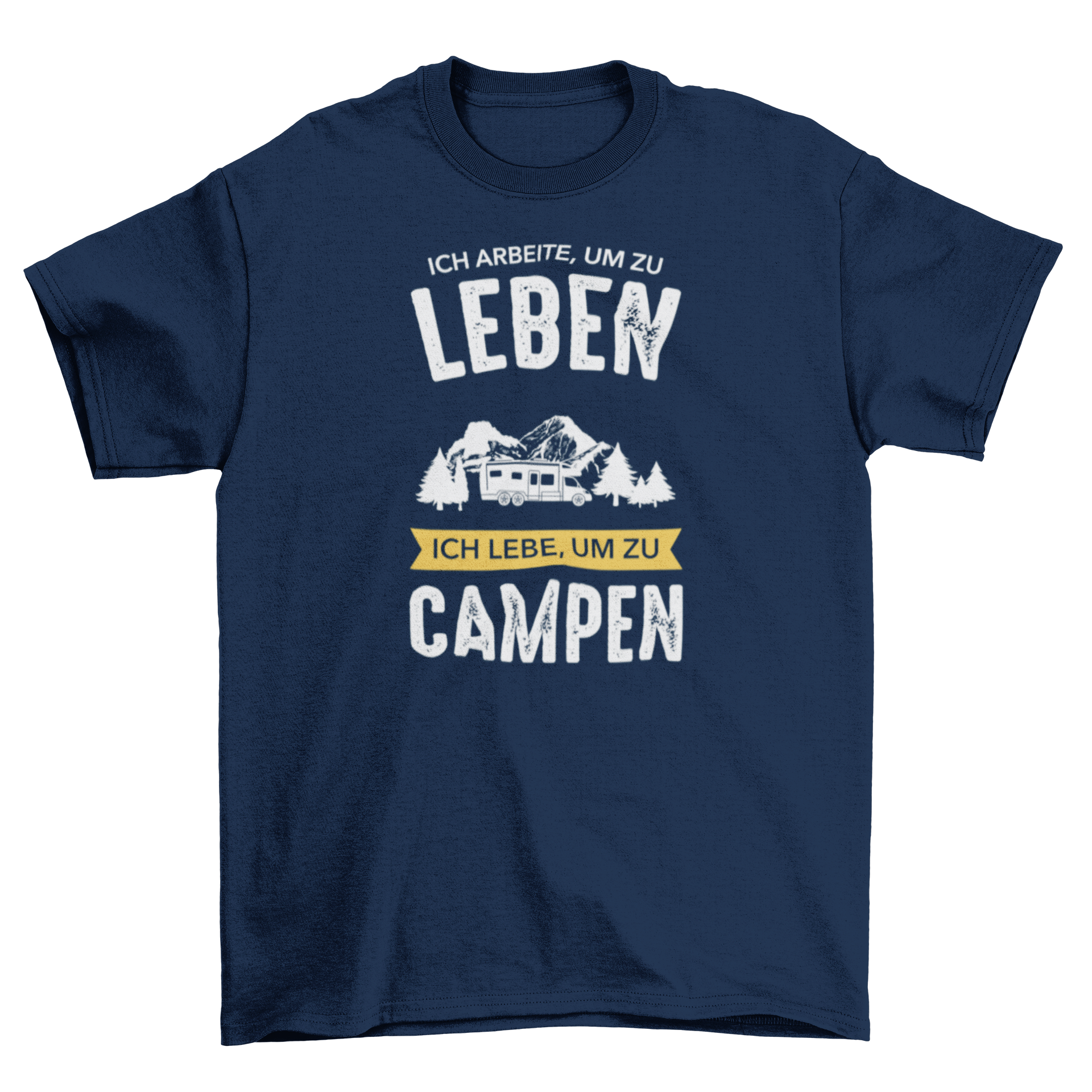 Ich lebe, um zu campen - T-Shirt