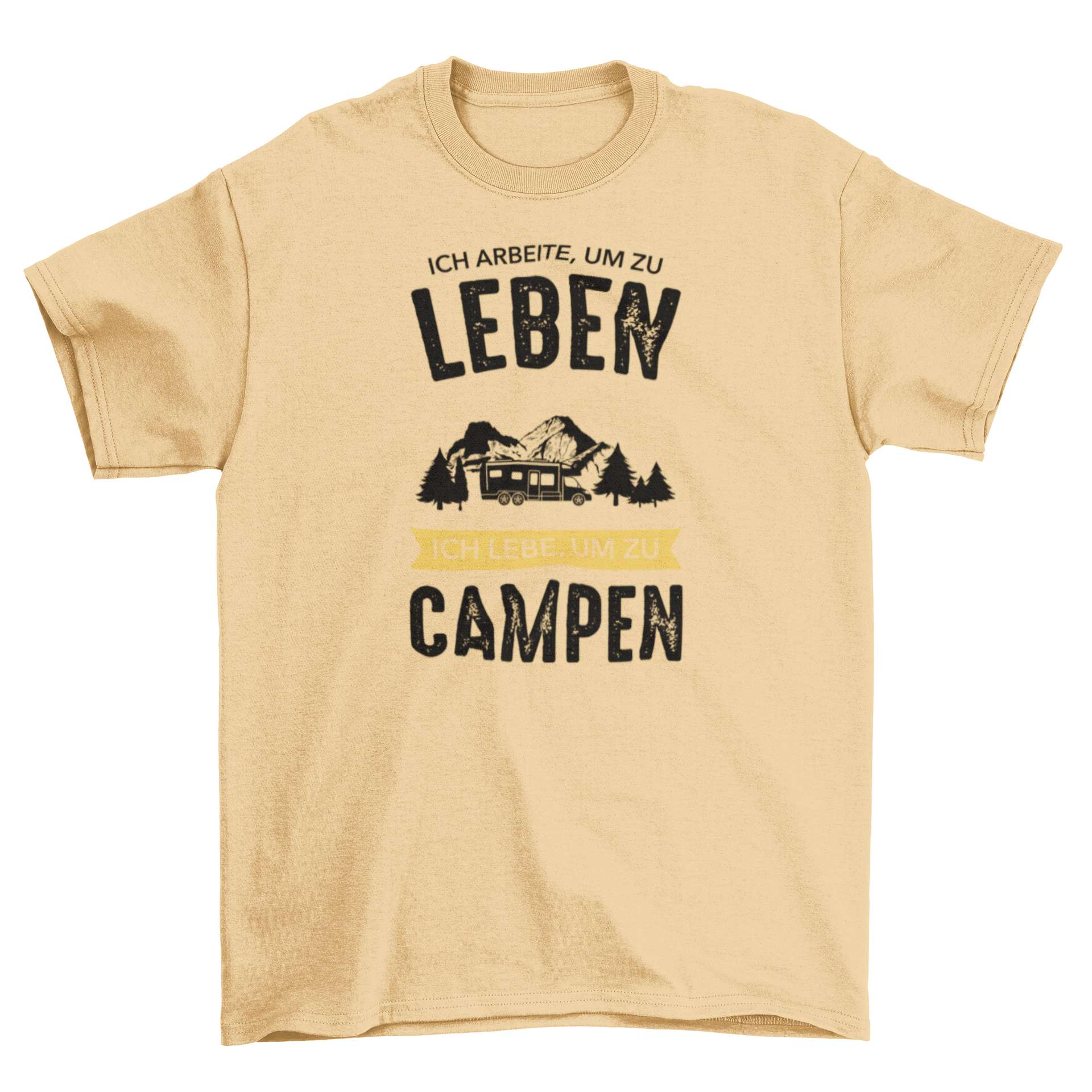 Ich lebe, um zu campen - T-Shirt