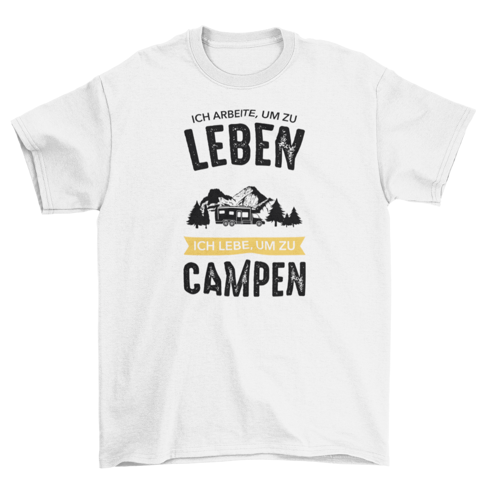 Ich lebe, um zu campen - T-Shirt